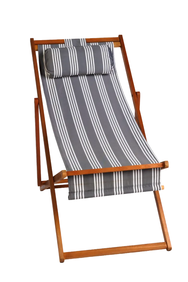 Deck Chair (Blue & White)