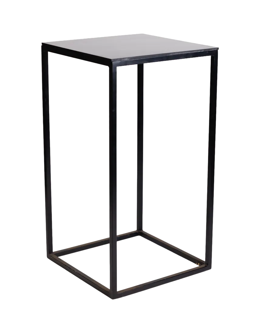 High Bar Table – Square (Black)