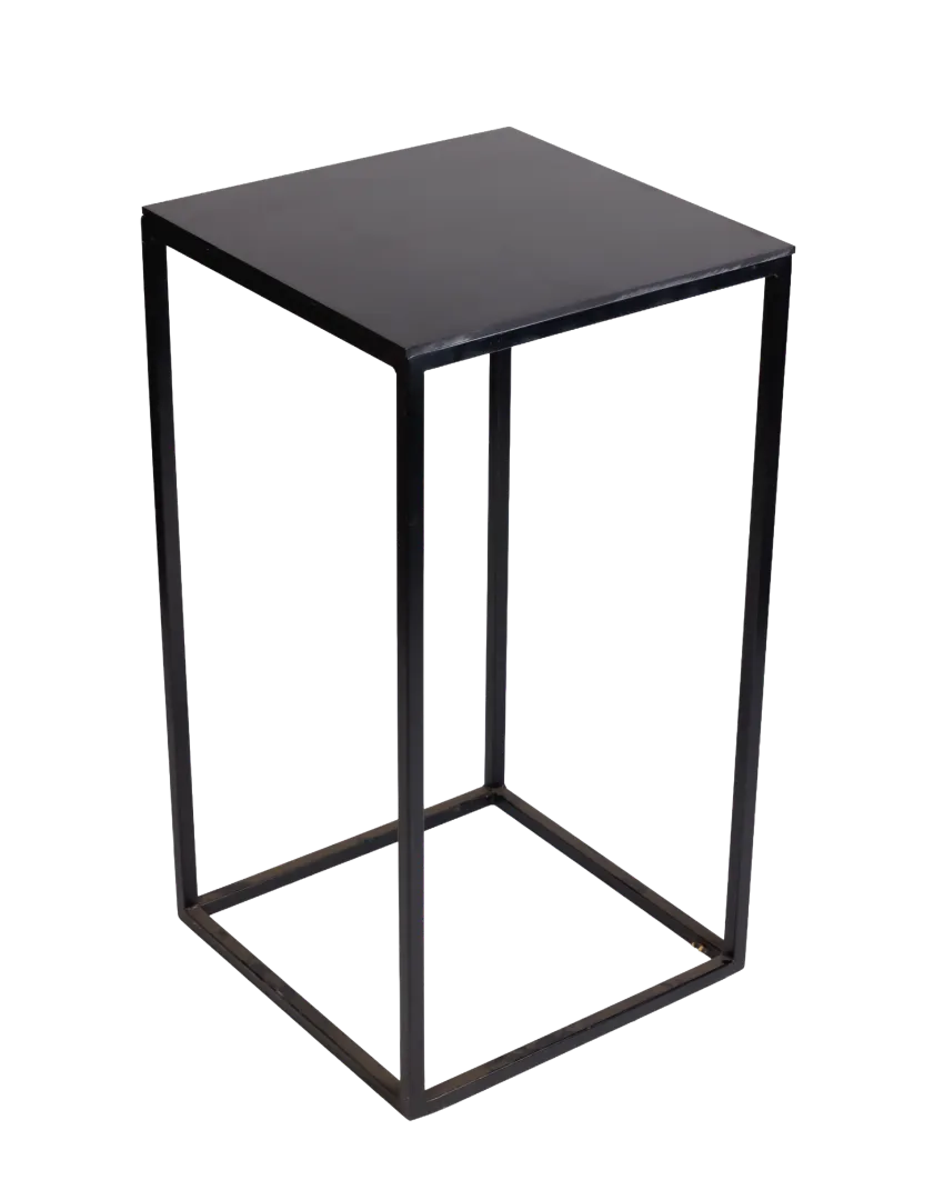 High Bar Table – Square (Black)
