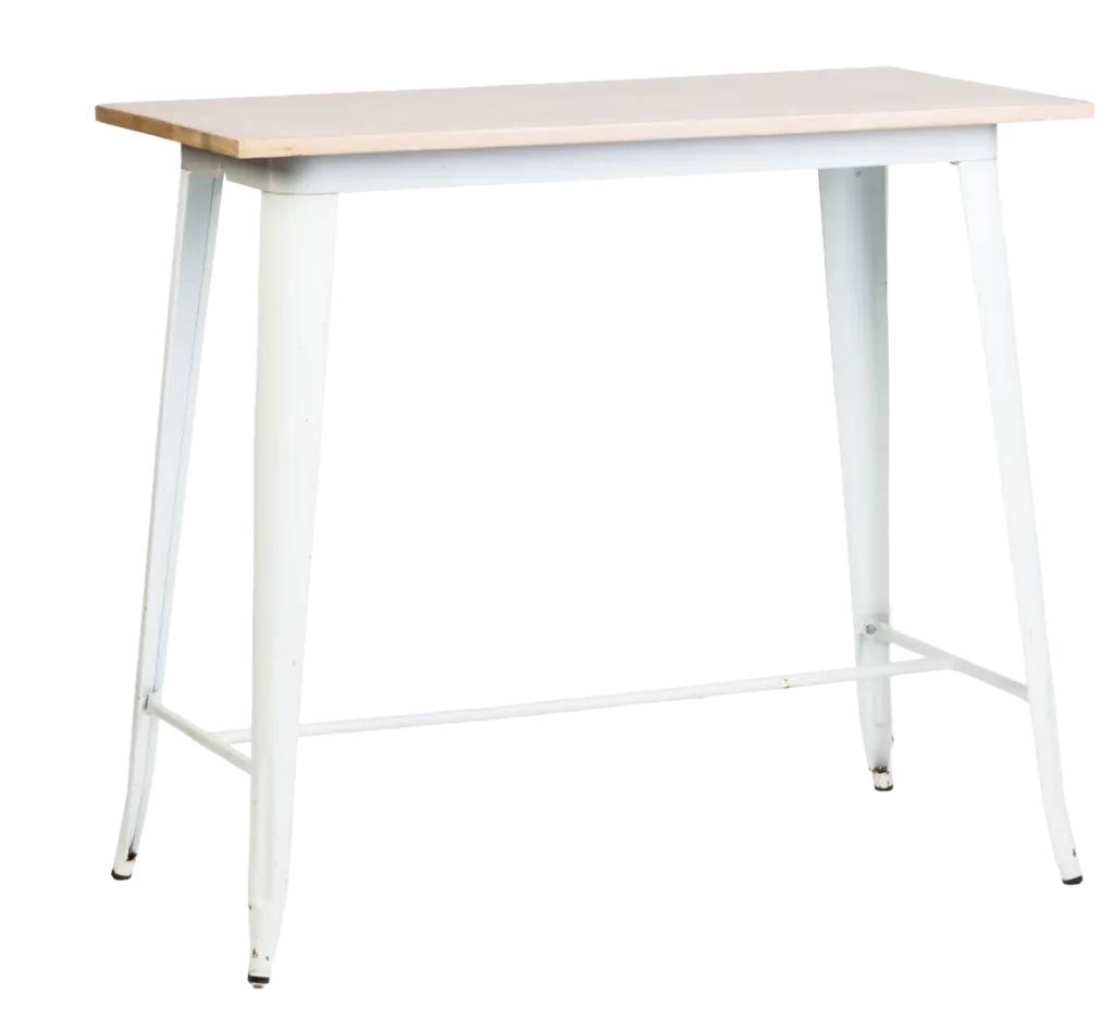 Timber Tolix Bar Table - Rectangle