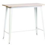 Timber Tolix Bar Table - Rectangle