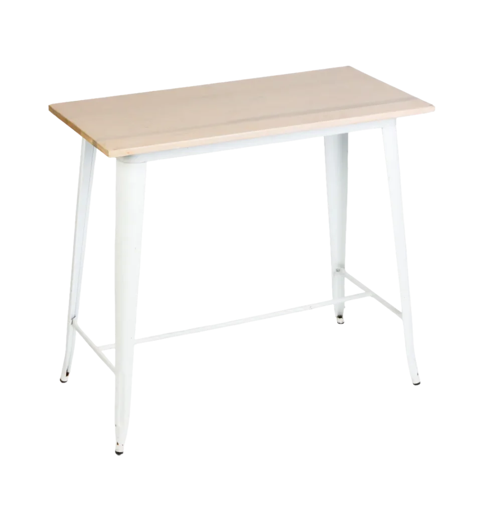 Timber Tolix Bar Table - Rectangle – alternate
