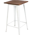 Timber Tolix Bar Table - Square