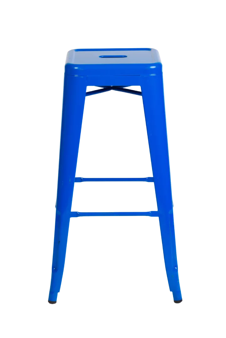 Tolix Bar Stool – (Blue)