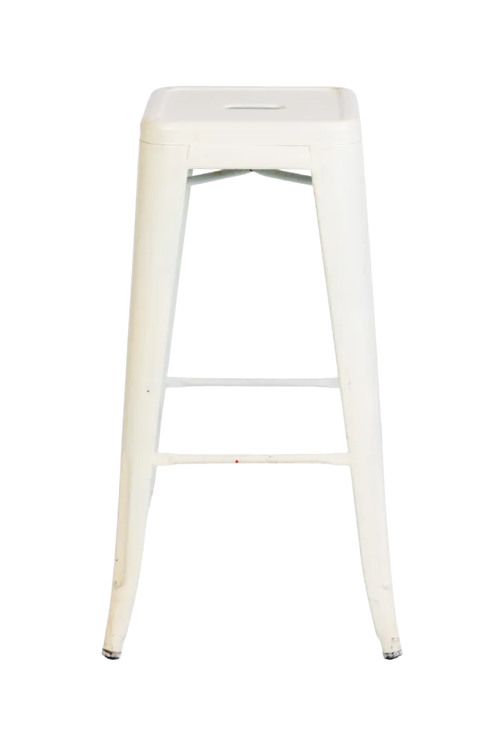 Tolix Bar Stool – (White)