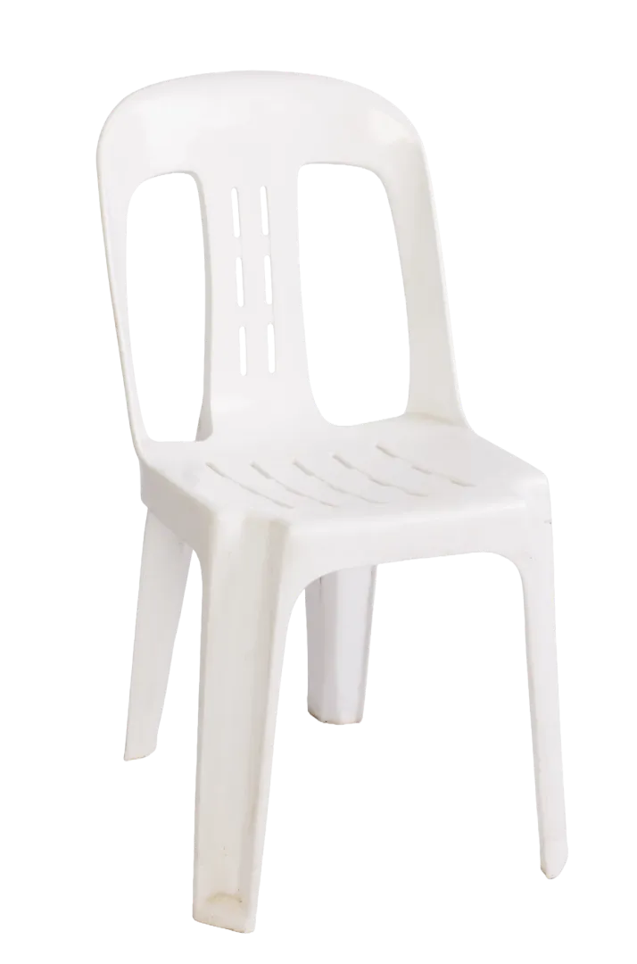 White Garden Chair – No Arms