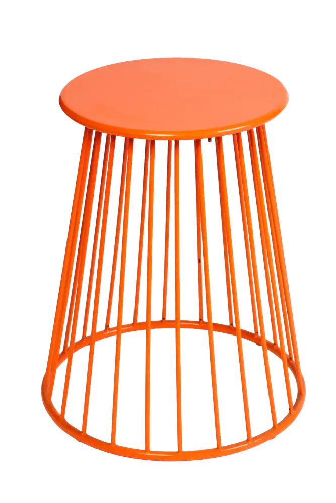 Linear Side Table (Orange)