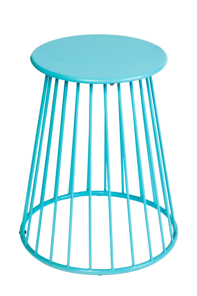 Linear Side Table (Teal)