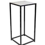 Terrazzo square high table (black) 1