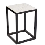 Terrazzo square side table (black) 1