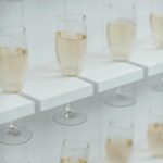 Prosecco Wall 60 Glasses Close Up