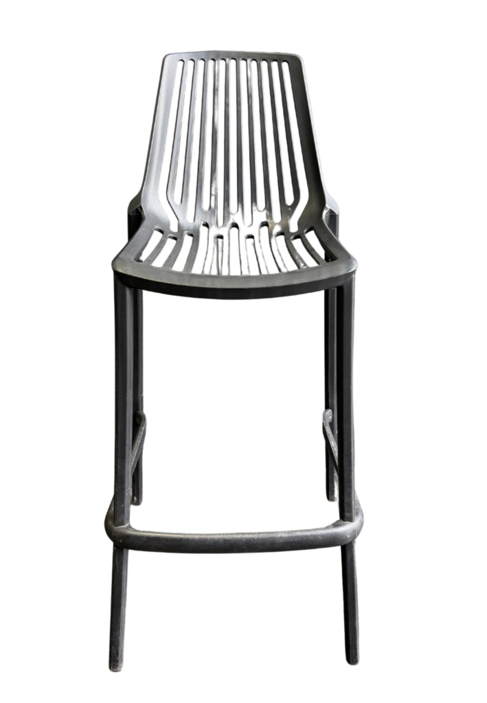 Reo Acrylic Barstool (Black)