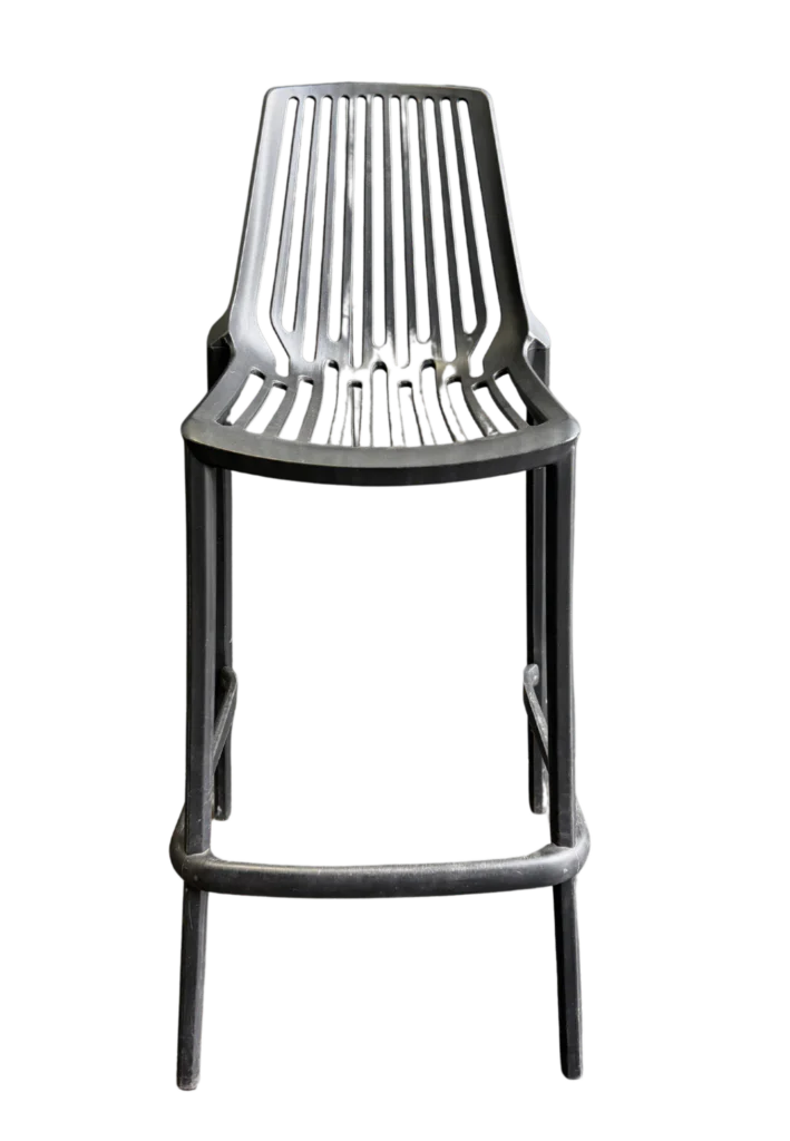 Reo Acrylic Barstool (Black)