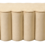 Ripple Ottoman (Champagne)