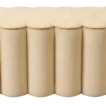 Ripple Ottoman (Champagne)