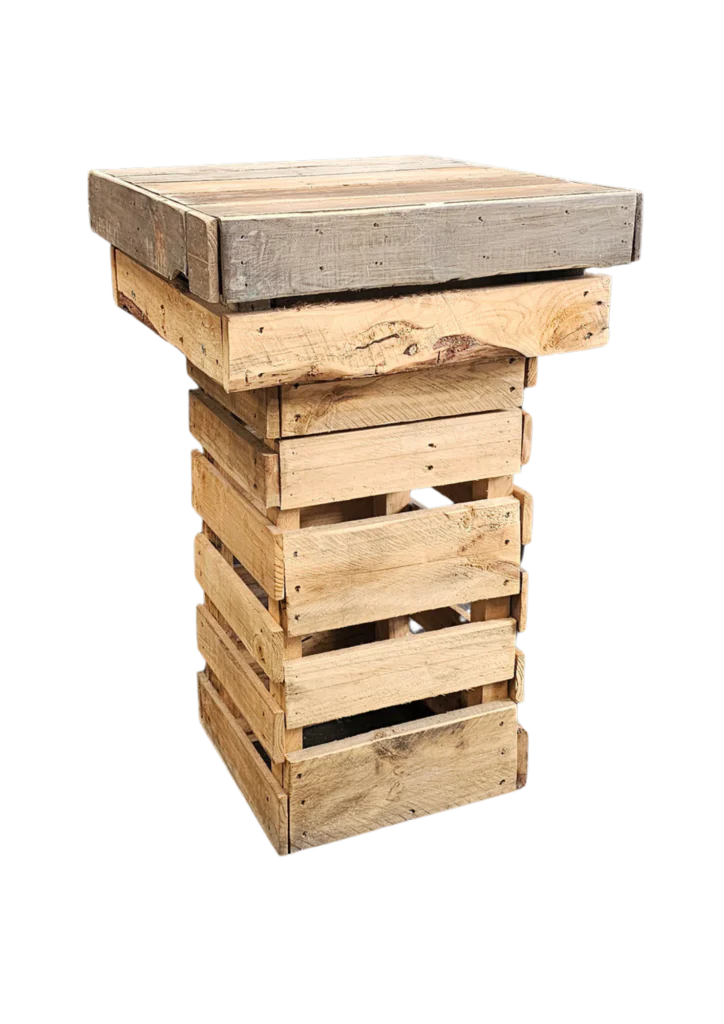 Rustic Pallet Bar Table