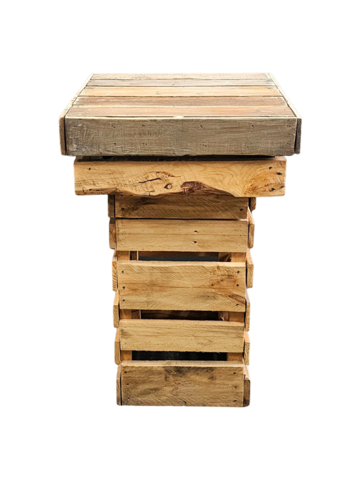 Rustic Pallet Bar Table – alternate