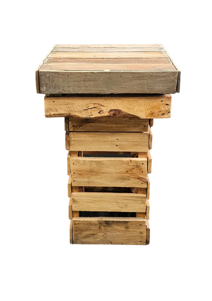 Rustic Pallet Bar Table – alternate