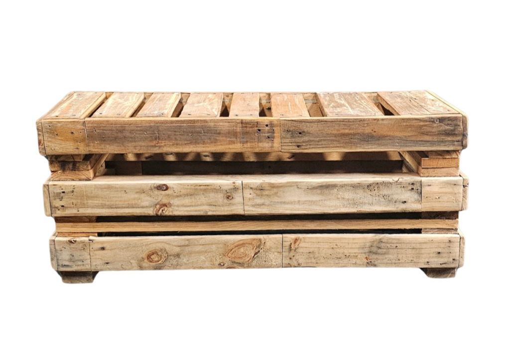 Rustic Pallet Ottoman