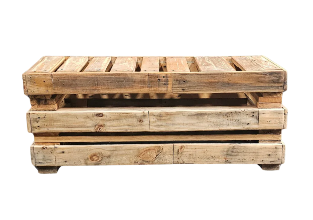 Rustic Pallet Ottoman