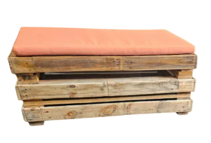 Rustic Pallet Ottoman
